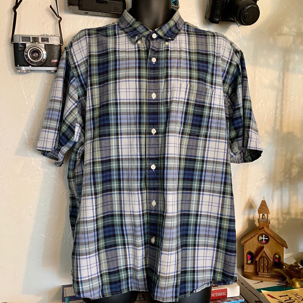 🛑 3/$22 The New Ivy Brand Plaid Men Shirt 🛑